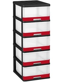 Allibert 229196 Hercule Plastic Storage Tower With 3 Drawers 25l