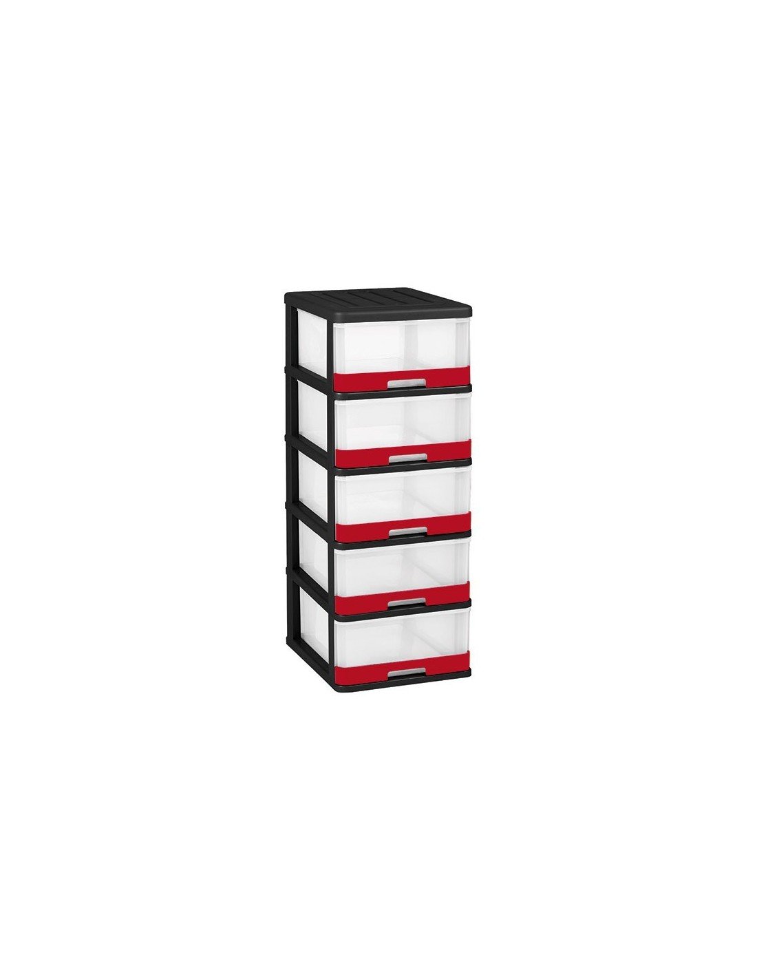 Allibert 228557 Hercule Plastic Storage Tower With 5 Drawers 25