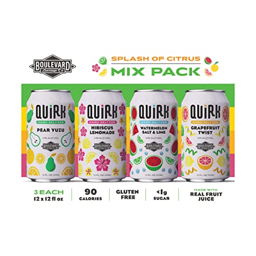 Boulevard Brewing Quirk Citrus Hard Seltzer 12pk Cans, 12 FZ on Galleon
