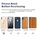 nuoku for iPhone Xs Max Holster iPhone XR Belt Pouch Clip Holster with ID Card for Apple iPhone Xs Max/XR iPhone8Plus 7Plus 6/6sPlus Galaxy Note9 Note8 with Other Case On(Max 6.5''Brown) ...