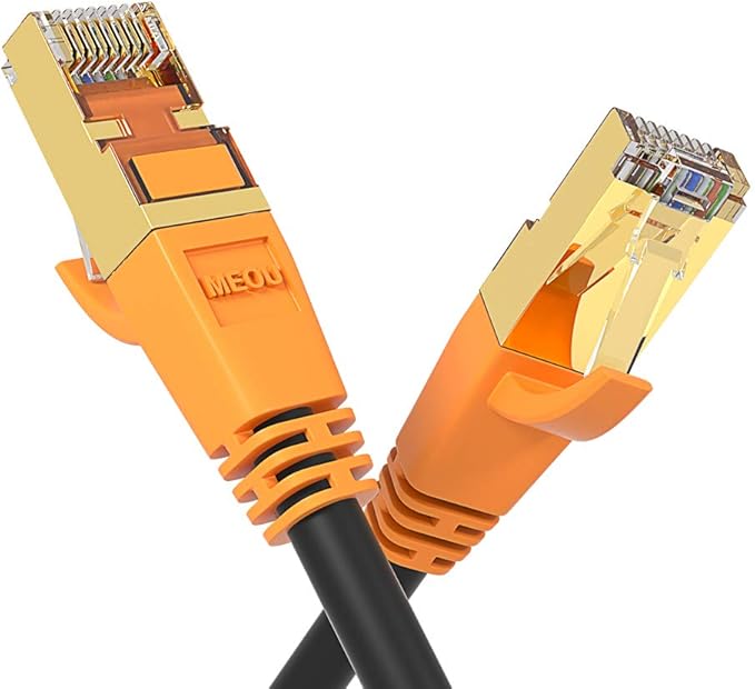 Cat 8 Cable 100 ft,Indoor & Outdoor LAN Cable