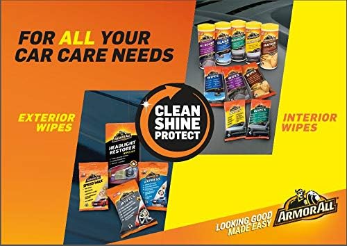 Armor All Car Interior Cleaning Wipes Pack for Dashboard Glass & All Around Interior, Set of 3 x 30 Wipes (90 Total Wipes) - Image 5