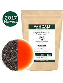 Original English Breakfast Tea Leaves (200+ Cups) Strong, Rich & Flavoury, Black Tea Loose Leaf, Sourced Direct from Plantations in India, Loose Leaf Tea, 16-ounce Bag