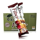 Oskri Almond Fiber Nutrition Bars - 53g - 20 pack