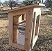 Tiny Library, with window walls. Handmade using Cedar