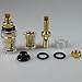 Facmogu 4PCS Black & Red Heavy Duty 5-Way Binding Post Banana Jacks 4mm, 24K Gold Plated Sold Brass Insulated Binding Post Banana Plugs, Speaker Amplifier Bindling Post Terminal Connectors - Short
