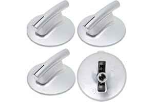 REYHOAR 4Pcs WP74010839 Cooktop Burner Knob Replacement Part fit for Jenn-Air Stove/Range - Replaces 74010839, 7737P372-60, Not Universal
