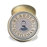 Beard Balm by Bearded Gentleman - Vanilla Tobacco - Scholar - Natural Ingredients - 2 oz - Premium Handmade