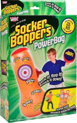 Wicked Socker Boppers Powerbag Inflatable Boxing Bag (Orange) by Wicked Vision Ltd