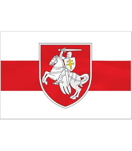 Belarus Flag Sticker Pack - 10 Vinyl Decals For Car, Bumper, Laptop, Or Window (Belarusian Flag Colors)