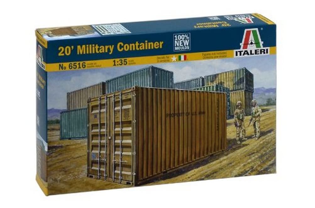 Italeri 6516 20’ Military Container, Scale 1:35, Plastic Model Kit