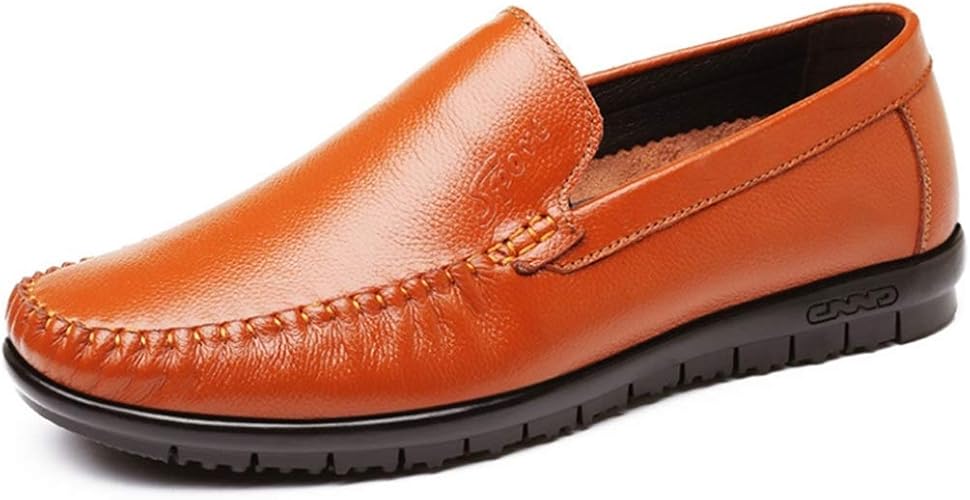 Amazon Zjhz ローファー 学生 男子 本革 職場用 紳士靴 メンズ ビジネスシューズ 歩きやすい 軽量 ウォーキング おしゃれ 学生靴 柔らかい 普段用 厚底 ヒールなし 無地 ローファー スリッポン