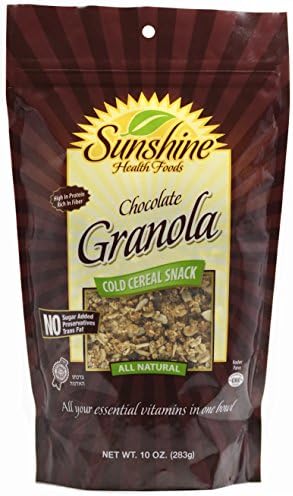Sunshine Kosher All Natural Granola Cold Cereal Snack - 10 Ounce - Chocolate