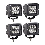 LED Cube Light, Glotech 4PCS 3