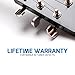 Guitar Tuner (2 Pack) for Acoustic Guitars, Violin, Ukulele (Uke), Bass, Mandolin, Banjo - (Black + White) - Premium Accessories by Nordic Essentials™ - Lifetime Warranty