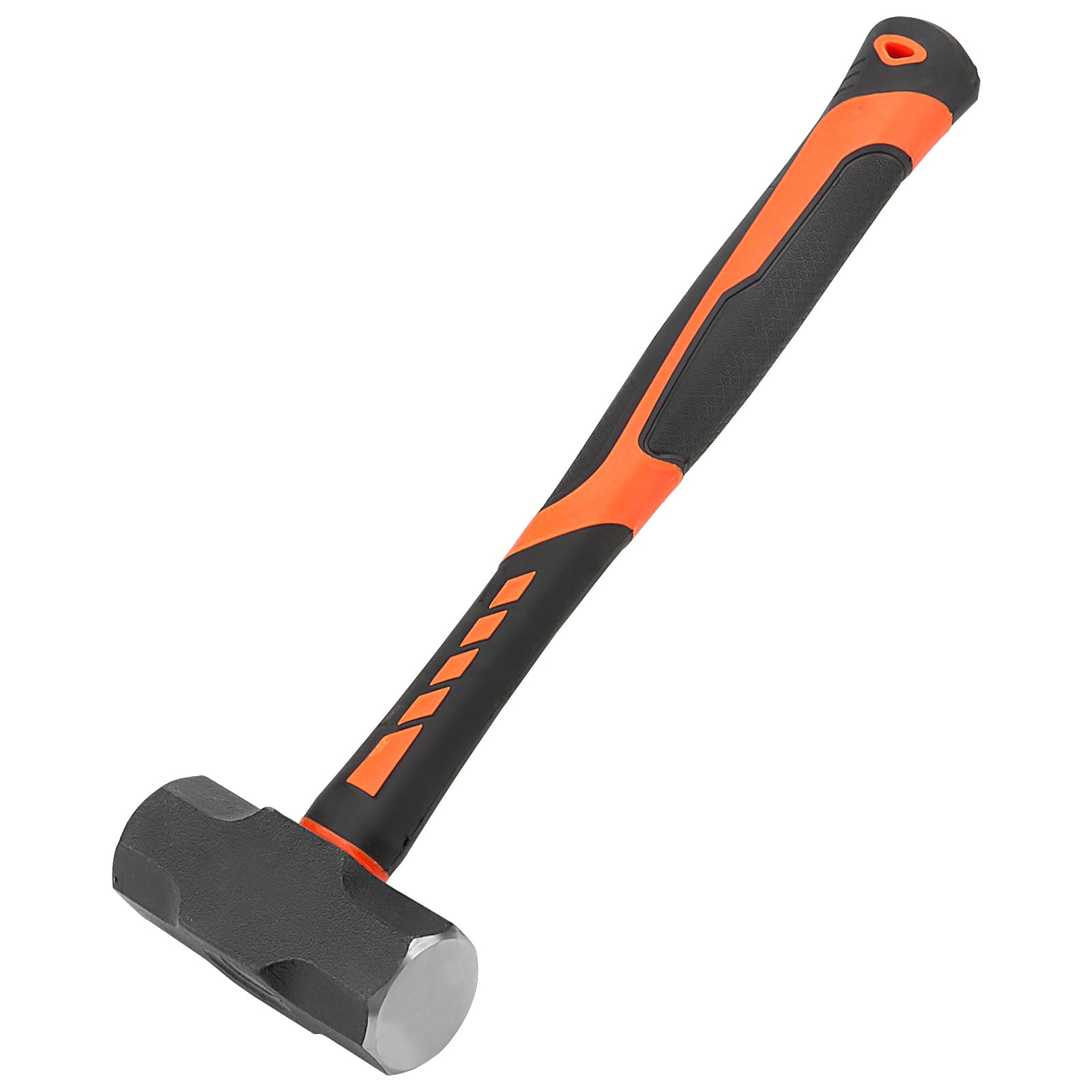 MUKCHAP 3lb Club Hammer, Sledge Hammer with Fibreglass Handle, Lump Hammer for Gardening, Camping