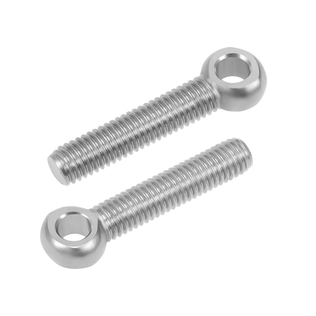 sourcing map M8 x 40mm Machinery Shoulder Swing Lifting Eye Bolt 304 Stainless Steel 2pcs