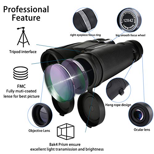 1 PERECH+Binoculars+Definition+Waterproof+Sightseeing