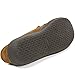 Alpine Swiss Yukon Mens Suede Shearling Slip On Moccasin Slippers Chestnut 9 M US