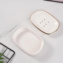 Self Draining Soap Dish, Double-layer Bar Soap