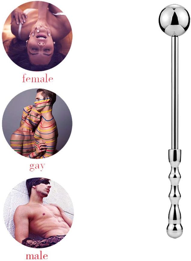 Amal Training Beads Toy T-Shirt Handheld Anales Expansion Tool for Beginners - Metal Stainless Steel Ball Amal Massage Toy for Men&Women Silver by Zacer