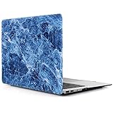 iDOO Matte Print Hard Case for MacBook Air 13 inch Model A1369 and A1466 Blue Marble
