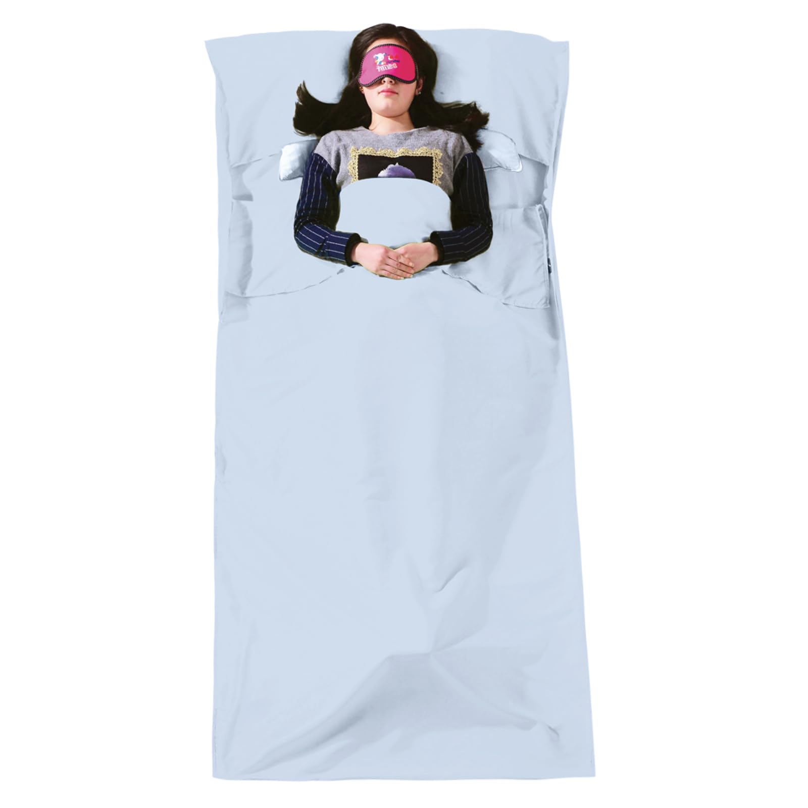 TRIWONDER Sleeping Bag Liner Cotton Lightweight Travel Sheet Portable