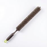 QEUOBUE Car Engine Cleaning Brush, Soft Bristle Long Handle Car Parts Cleaning Brushes, Flexible Bendable Automotive Engine Bay Detailing Brush for SUV, ATV, Motorcycle(1PC)