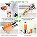 Portable Blender, Personal Smoothie Blender with USB Rechargeable, AHNR 15oz Small Mini Blender Juicer Mixer Travel Cup for Shakes,Smoothies,Fruit Vegetables Drinks (FDA, BPA Free)