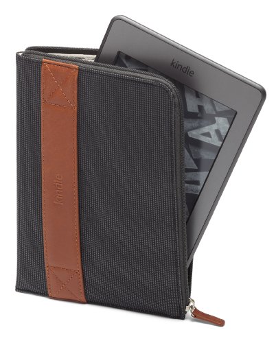 Amazon Kindle Zip Sleeve, Charcoal (fits Kindle Paperwhite, Kindle, and Kindle Touch)