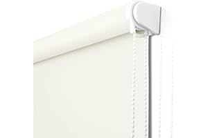 NUTRO CHILL Blackout Roller Blinds, Window Shades Blackout with Thermal Insulated, UV Protection Fabric Window Shades for Home and Office, Easy to Install（42" W x 68" L, Beige）