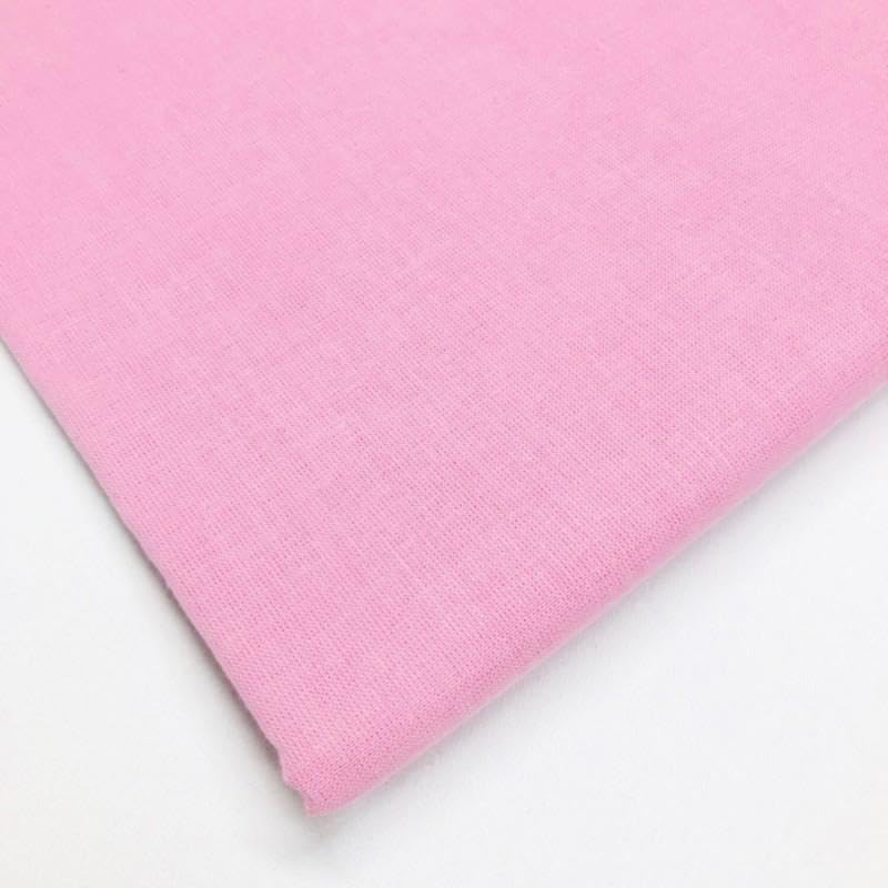 100% Cotton Plain Fabric – 60 Inch Wide 150cm Wide 150GSM Material – for Sewing, Quilting, Curtain Linings, Dressmaking, Pillowcases & Totes – 10 Colors (Pink, 3 Metre)