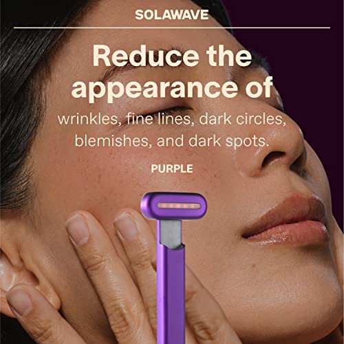 SolaWave 4in1 Facial Wand and Renew Complex Serum Bundle Red Light