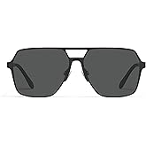QUAY - Men's Sunglasses, Oversized Aviator Shades, UV Protected Lenses
