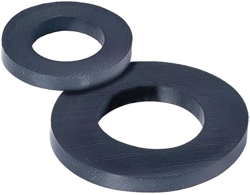 Wide Flat Rubber Gasket (25, 1/2")