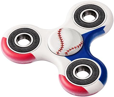 EDC Spinner Fidget Toy Hand Spinner, for ADD ADHD Autism Kids, Ultra Fast Steel Bearings (Baseball)