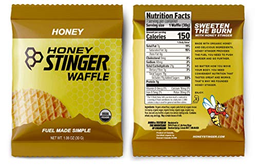 Honey Stinger Organic Waffles - Variety Pack - 14 Count - 2 of Each Flavor - Energy Source for Any Activity - Honey, Chocolate, Caramel, Gingersnap, Vanilla, Strawberry & Lemon