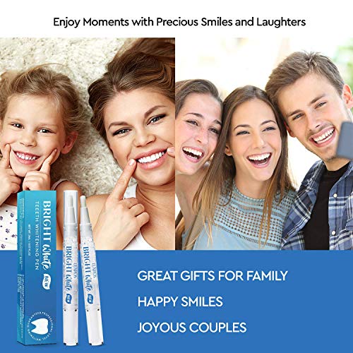 LUXROS Teeth Whitening Pen, 2 Pack, 35% Carbamide Peroxide Gel, Extra Strength Whitening Gel, Travel-Friendly, Convenient, Easy-to-Use, Gentle, Affordable Yet Effective