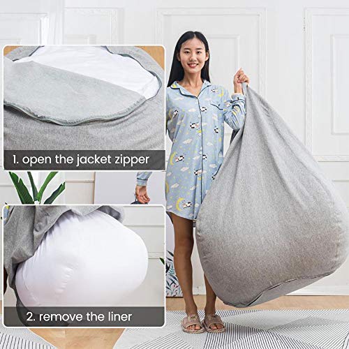 Scorpiuse Bean Bag Inner Liner, Easy Cleaning Bean Bag Insert
