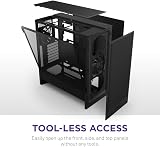 NZXT H5 Flow Compact ATX Mid-Tower Case High Airflow 360 Front 240 Top view 8