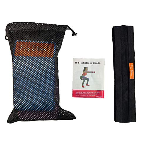 Fay Bless Resistance Bands Exercise Bands for Legs Butt Glute Training Fit Loop Booty Band for Men and Women - Set of 4 (Blue,Pink,Purple)