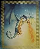 Fire Breathing Dragon Super Soft Fleece Throw Blanket Gift Idea 50x60