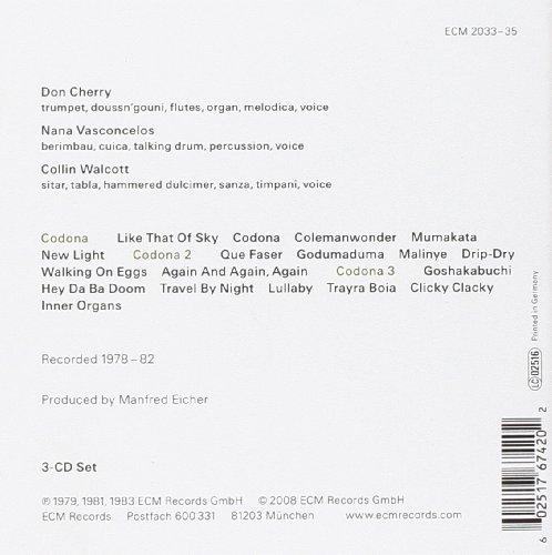 Codona Trilogy [3 Discs] [Cap Box] [BoxSet] [Limited Edition]