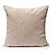 Wonder4 Mother Elephant Pillow Case, Linen Cotton Sofa Cushion Decorative Pillow Cover 18 X 18(45x45cm)