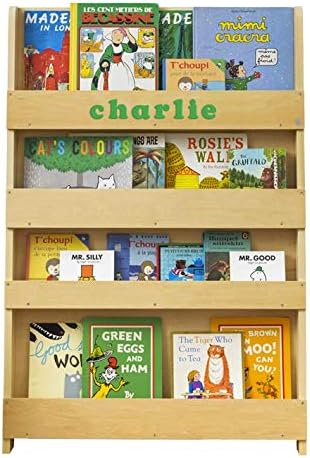 Amazon De Tidy Books Bucherregal Kinder Natur Personalisiert Wandregal Kinderzimmer Mit Holzbuchstaben Montessori Material 115 X 77 X 7 Cm Handgefertigt Nachhaltig Das Original Seit 2004