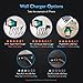 iPhone X Wireless Charger Okearin Qi Certified Ultra Slim Fast Wireless Charging Pad for iPhone X 8 8 Plus Samsung Galaxy S9 S9 Plus S8 S8 Plus S7 S6 Edge Note 5 8 Nexus 6 5 4 Lumia - No Wall Charger