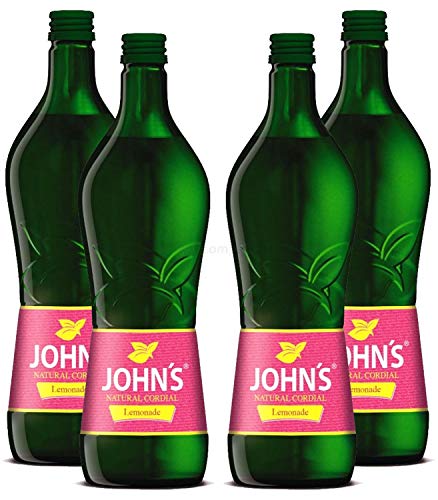 Johns Lemonade Sirup für Cocktails 4x 0,7l = 2,8 Liter