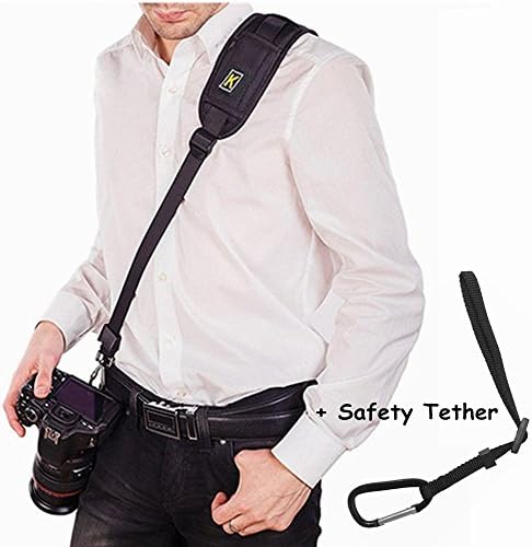 Camera Strap, Wristel Cross-body Rapid Action Quick Release Neck Shoulder Strap for Canon Nikon Sony Cameras