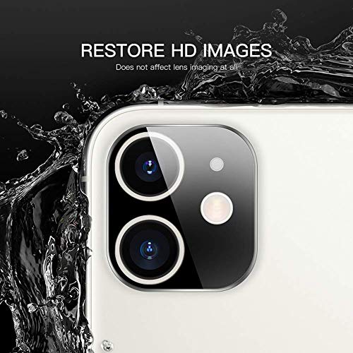 [2 Pack] Compatible iPhone 11 Camera Lens Protector HD Tempered Glass Camera Protector Ultra Transparency Anti-Fringerprint Anti-Scratch for iPhone 11 - Thumbnail 3