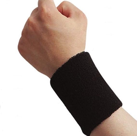 Sweat Wrist Band/Wrist Support for Gym l Cricket l Running or Sports